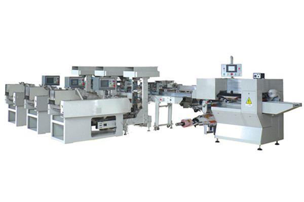 Automatic Spaghetti Pasta Noodle Weighing and Packing Machine with Three Weighers 